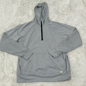 Vuori Light Gray Pullover Hoodie